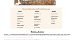 Desktop Screenshot of internationaleczema-psoriasisfoundation.org