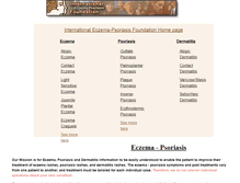 Tablet Screenshot of internationaleczema-psoriasisfoundation.org